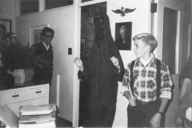 Carden Christian School, Halloween 1985: costumed 8th graders