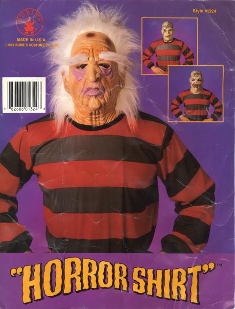 "Horror Shirt" package insert