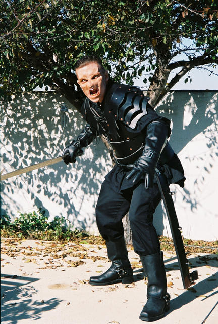 me in Orc costume: with tooth nubs