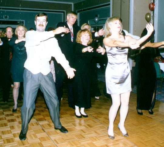 Gordon doing the Macarena