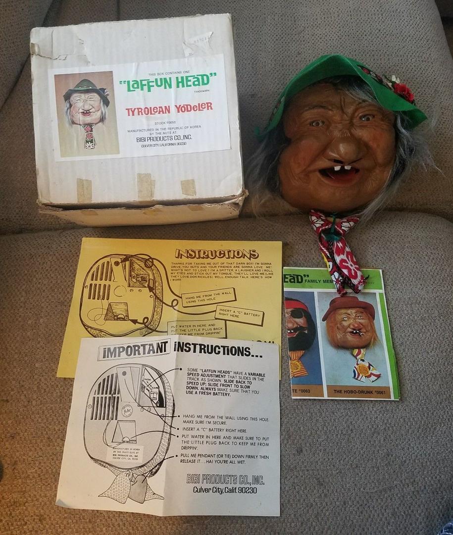 Laffun Head Tyrolean Yodeler, complete